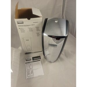Rubbermaid Autofoam Soap Sanitizer Dispenser FG750411 Touch-Free Wall Black/Chro